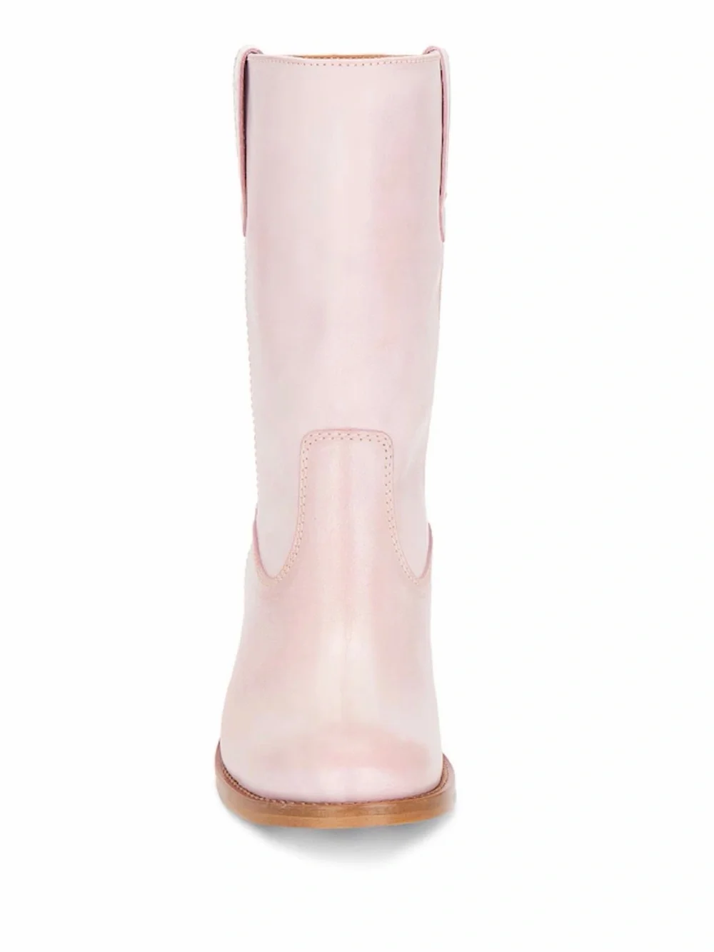 Julia Gaucho Boot in Pink Escovado - Picture 4 of 11